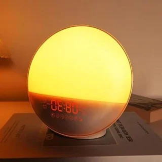 Waklampa digitale klokradio - wit