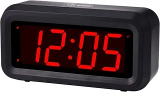 Wekker led-klok zwart