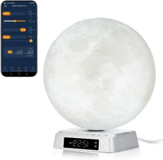 Wekker maanlamp
