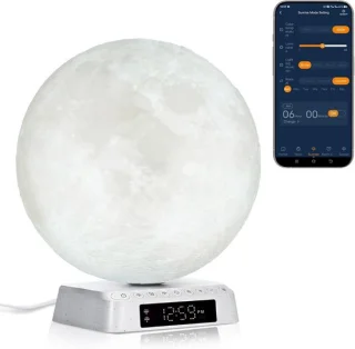 Wekker maanlamp