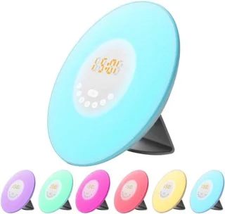 Wekker met kleurlicht
