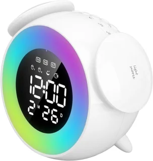 Wekker met licht - digitaal