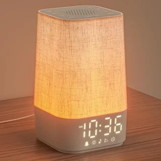 Wekker met licht