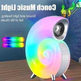 Wekker met Licht & Nachtlamp - Wit - 17x21 cm