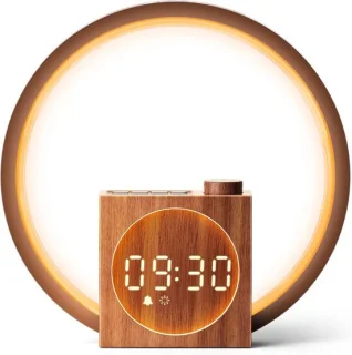 Wekker met licht