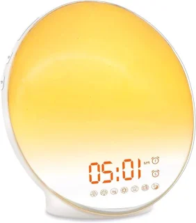 Wekker met licht - wit review
