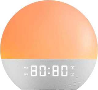 Wekker met licht