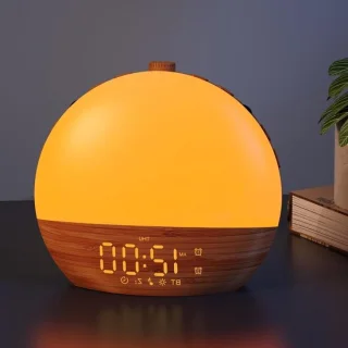 Wekker met licht