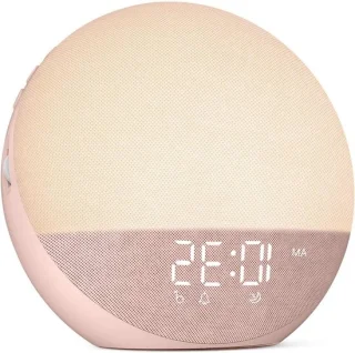 Wekker met zonsopgang - wake-up light, 18 x 18 cm