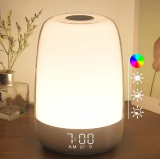 Wekker nachtlamp
