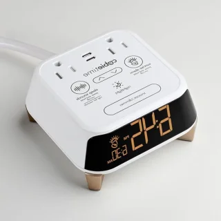 Wekker Nachtlampje Oplader - Wit review