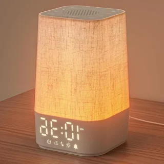 Wekker natuurlijk licht - grijs