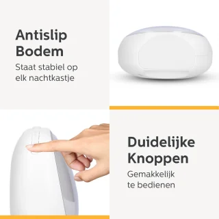 Wekker Wake Up Light Wekkerradio digitaal met USB en dubbel alarm