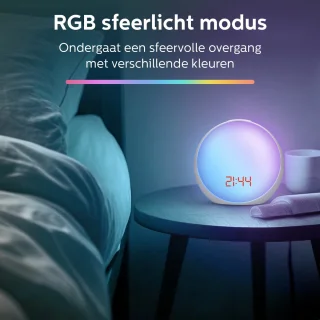 Wekker Wake Up Light Wekkerradio digitaal met USB en dubbel alarm