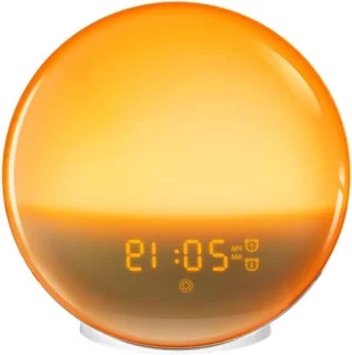 Wekker zonsopgang simulatie