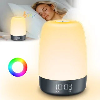 YONO Wake Up Light digitale wekker zwart