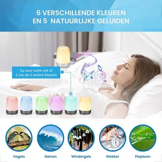 YONO Wake Up Light digitale wekker zwart