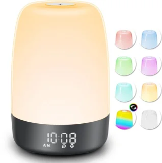 YONO Wake Up Light digitale wekker zwart
