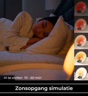 Zedar W600 Wake up light digitale wekker