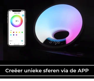 Zedar W600 Wake up light digitale wekker