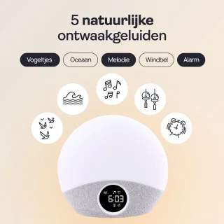 Zenvira Wake Up Light Digitale Wekker