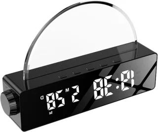 Zonlichtwekker slaapwekker - zwart