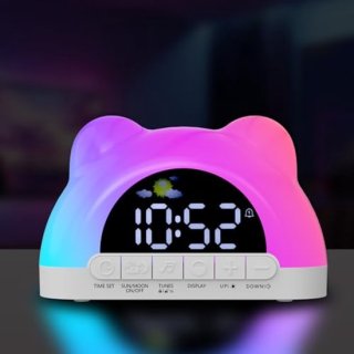 Zacht ontwaken met kleur: de 12-kleuren zonsopgangwekker