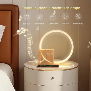Zonsopgangwekker Touchtafellamp USB Oplaadpoort