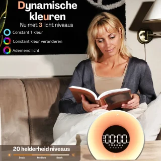 Zybra Premium Wake Up Light digitale wekker