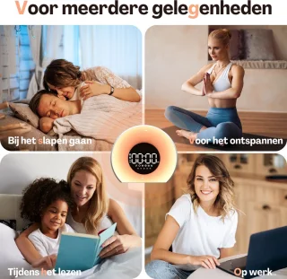 Zybra Premium Wake Up Light digitale wekker