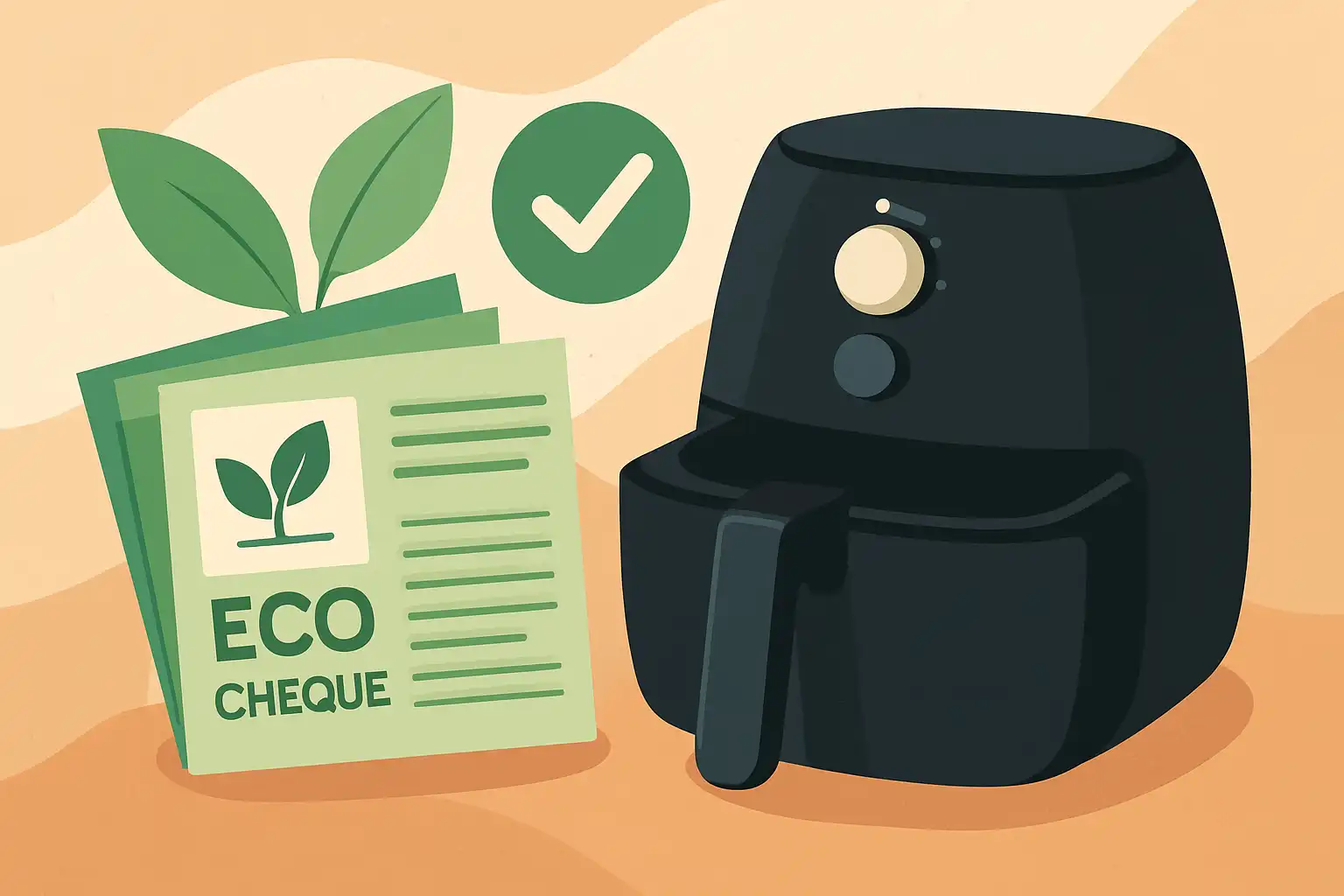 Airfryer kopen met ecocheques: zo doe je dat en waar je op moet letten