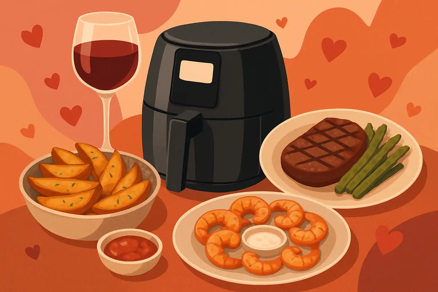 Date night in: drie verrassende airfryer-menu's die indruk maken