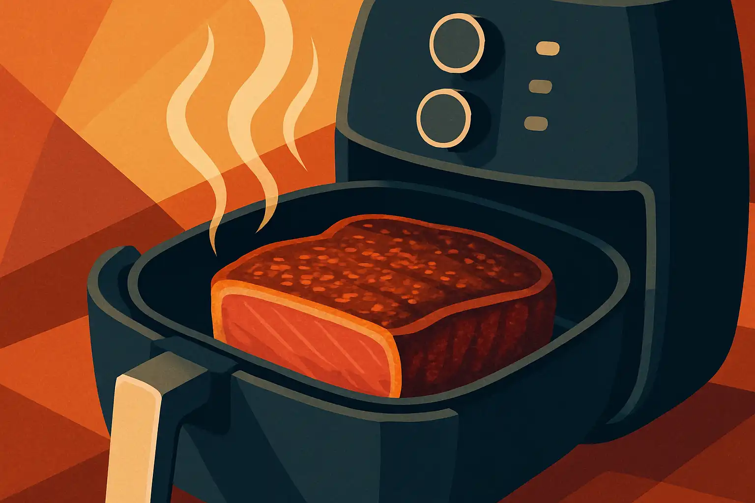 De perfecte steak uit de airfryer: zo krijg je een krokante korst en sappig midden