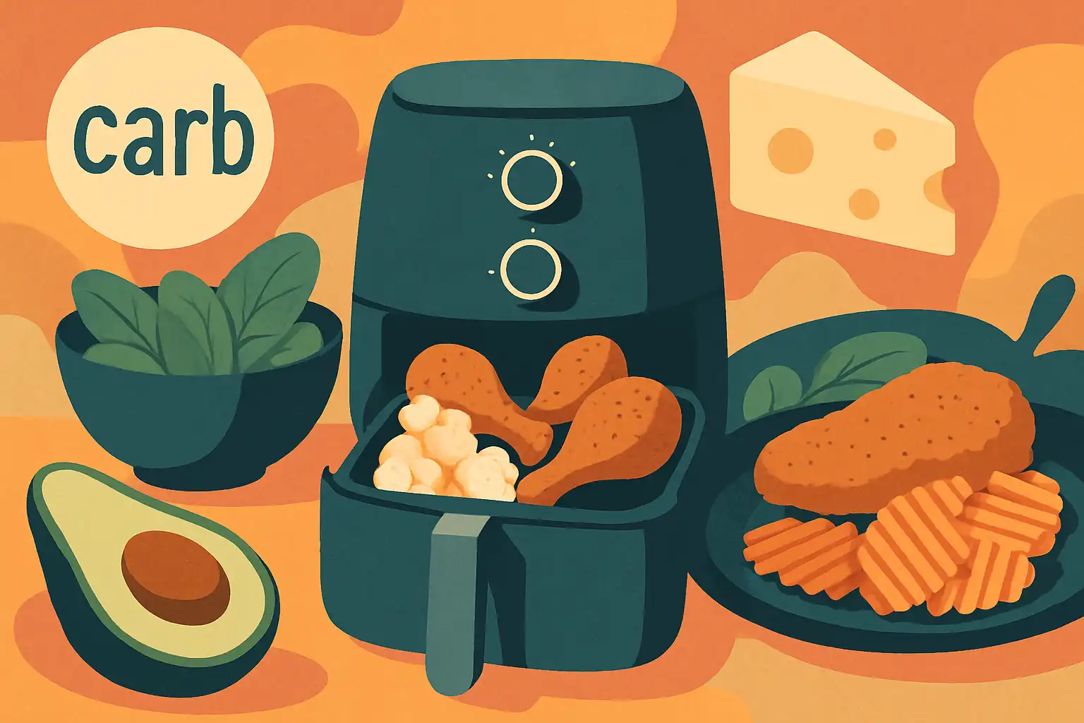 Koolhydraatarm koken in de airfryer: guilt-free comfortfood zonder tijdverlies