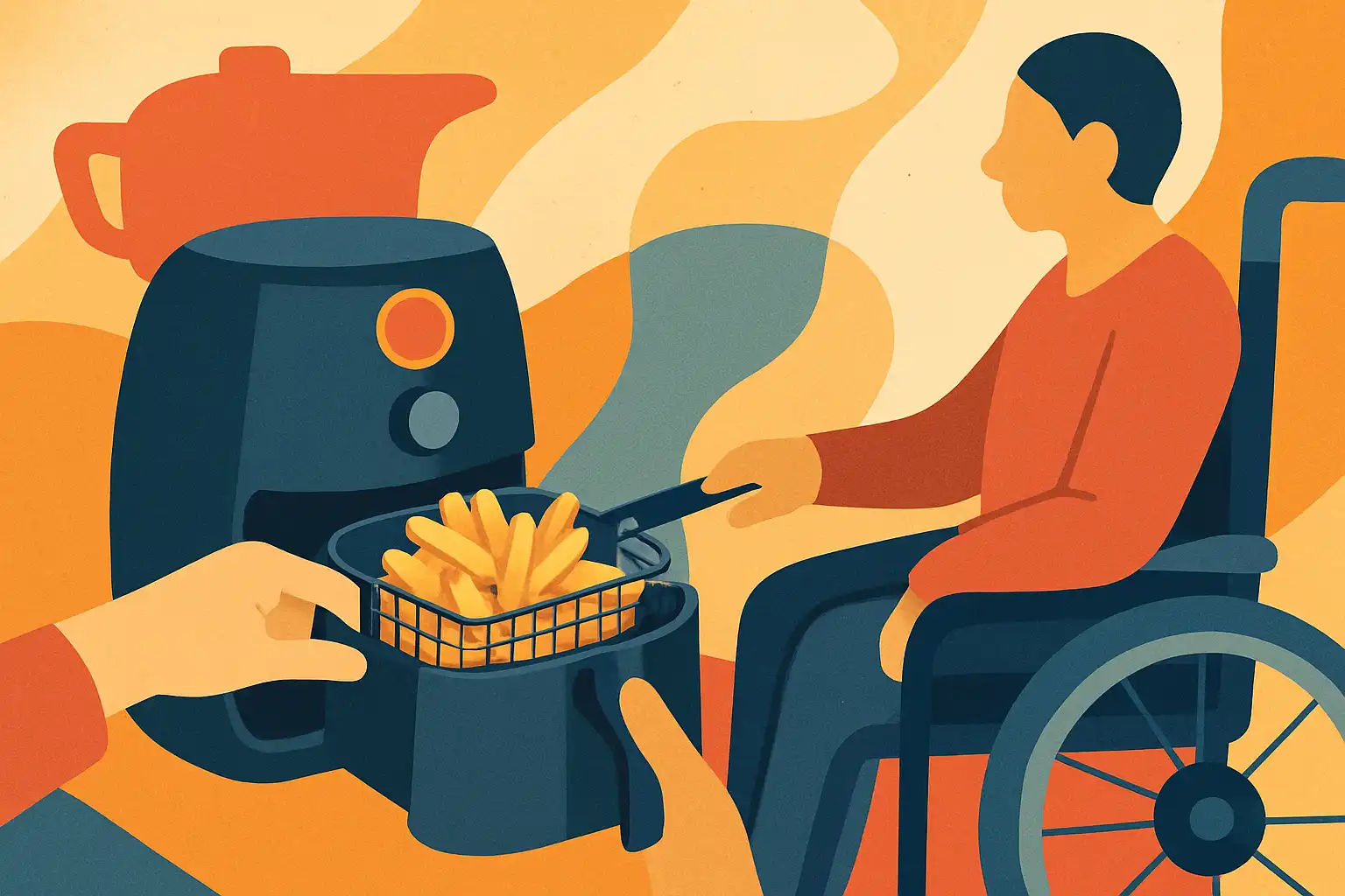 Maak je airfryer toegankelijk: praktische aanpassingen en recepten voor mensen met beperkte mobiliteit