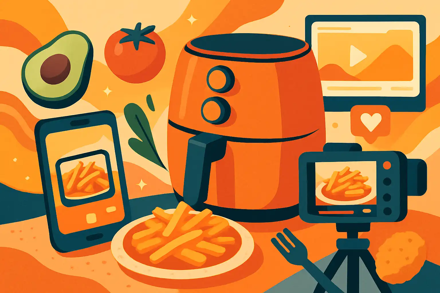 Maak virale foodcontent met je airfryer: styling, foto- en videotips die views opleveren