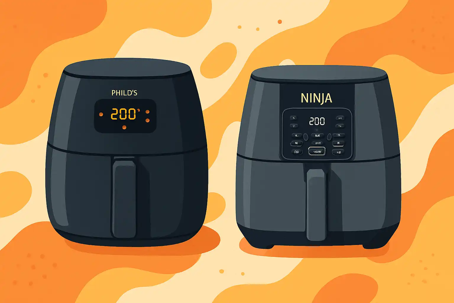 Philips of Ninja: de verschillen die je merkt tijdens dagelijks airfryeren