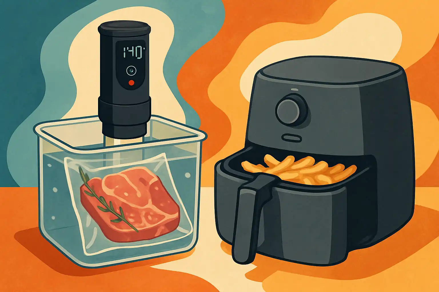 Sous-vide en de airfryer: het perfecte duo voor restaurantwaardige gerechten thuis