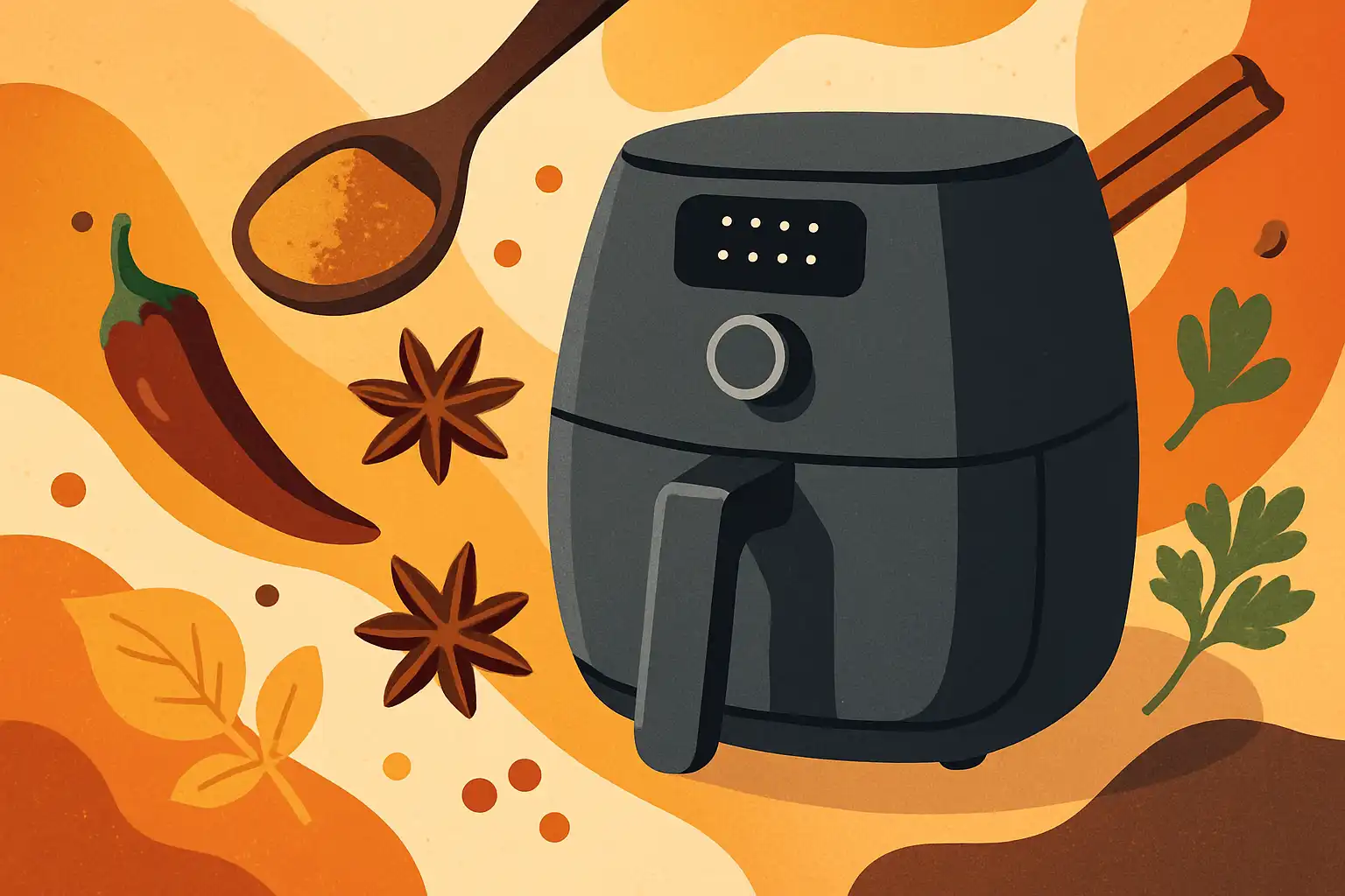 Waarom je kruiden en specerijen anders smaken uit de airfryer (en hoe je ze optimaal gebruikt)