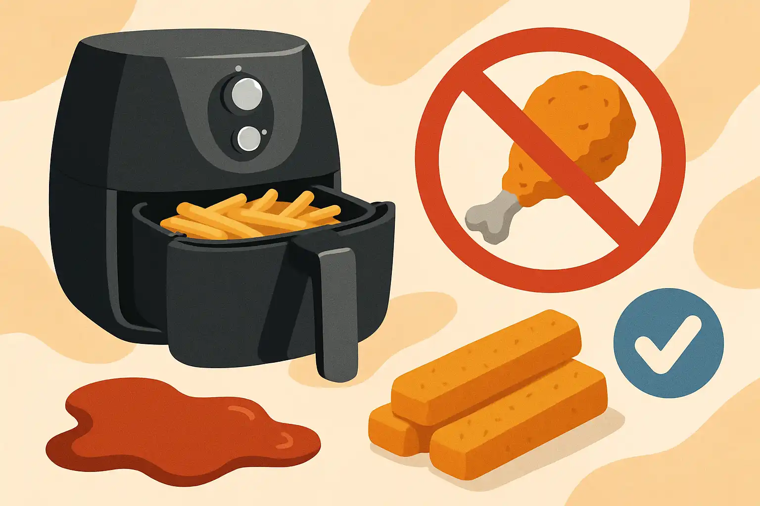 Wat je beter niet in de airfryer doet (en slimme alternatieven die wél werken)