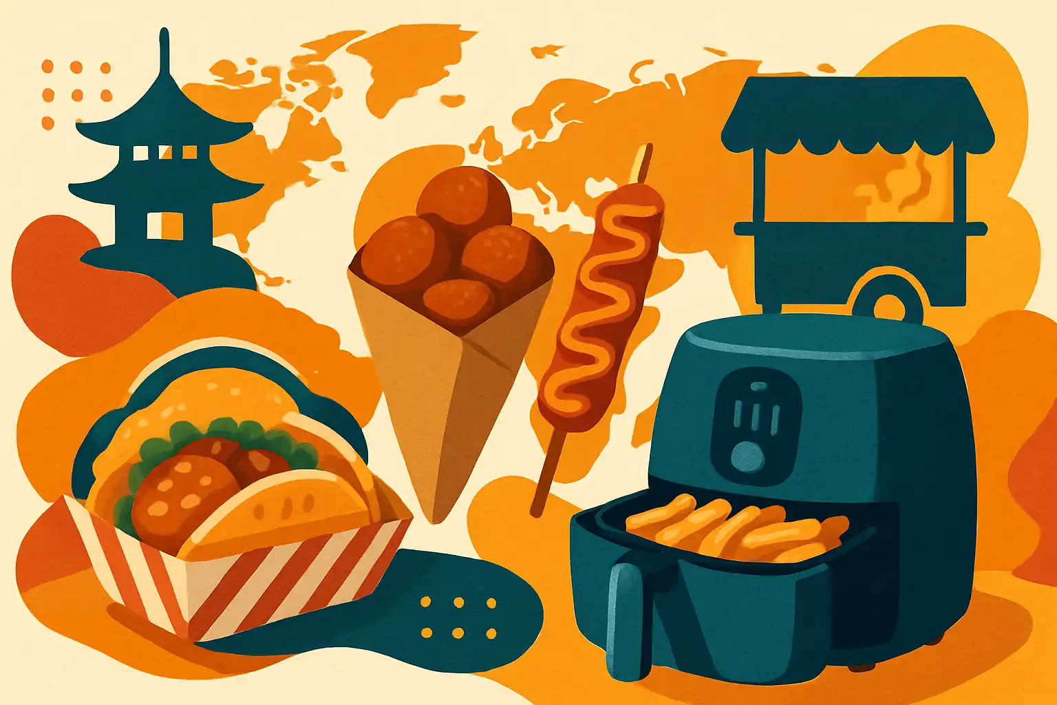 Wereldse streetfoodtrends die je met de airfryer thuis kunt maken