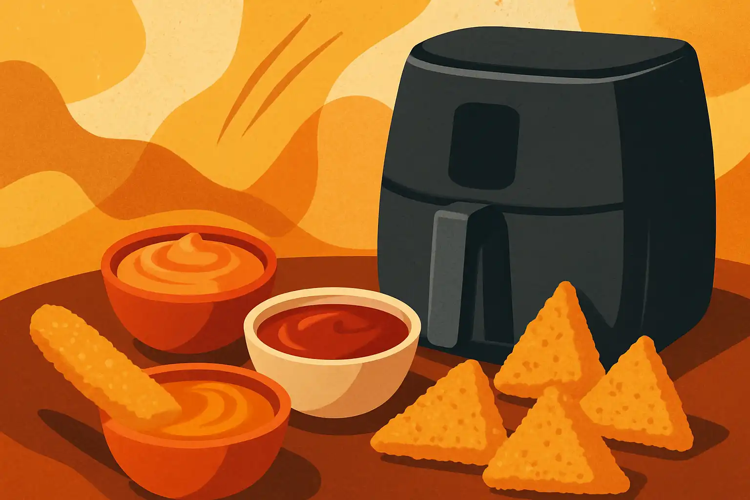 Zo houd je sauzen knapperig: dips en afwerktrucs voor airfryer-gerechten