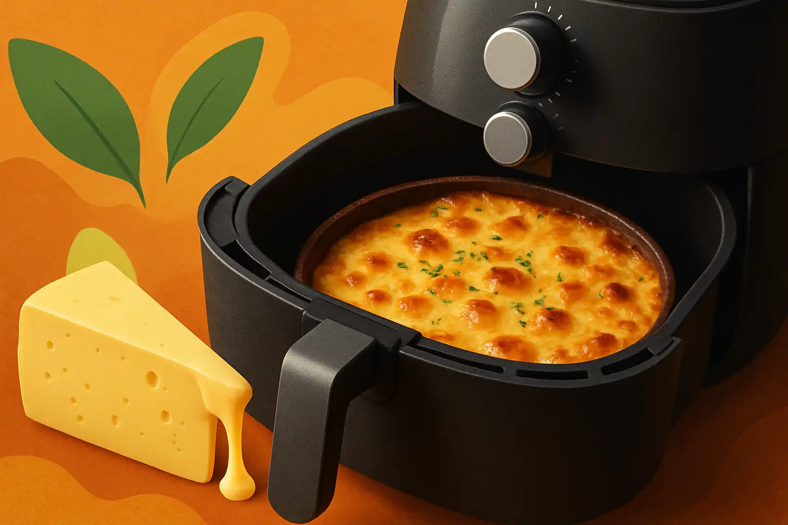 Zo laat je plantaardige kaas perfect smelten en gratineren in de airfryer