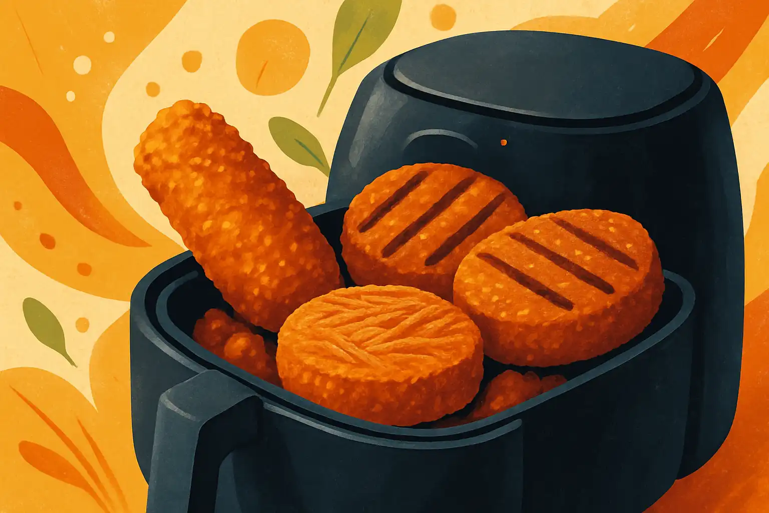 Zo maak je plantaardige vleesvervangers in de airfryer alsof ze net uit de frituur komen