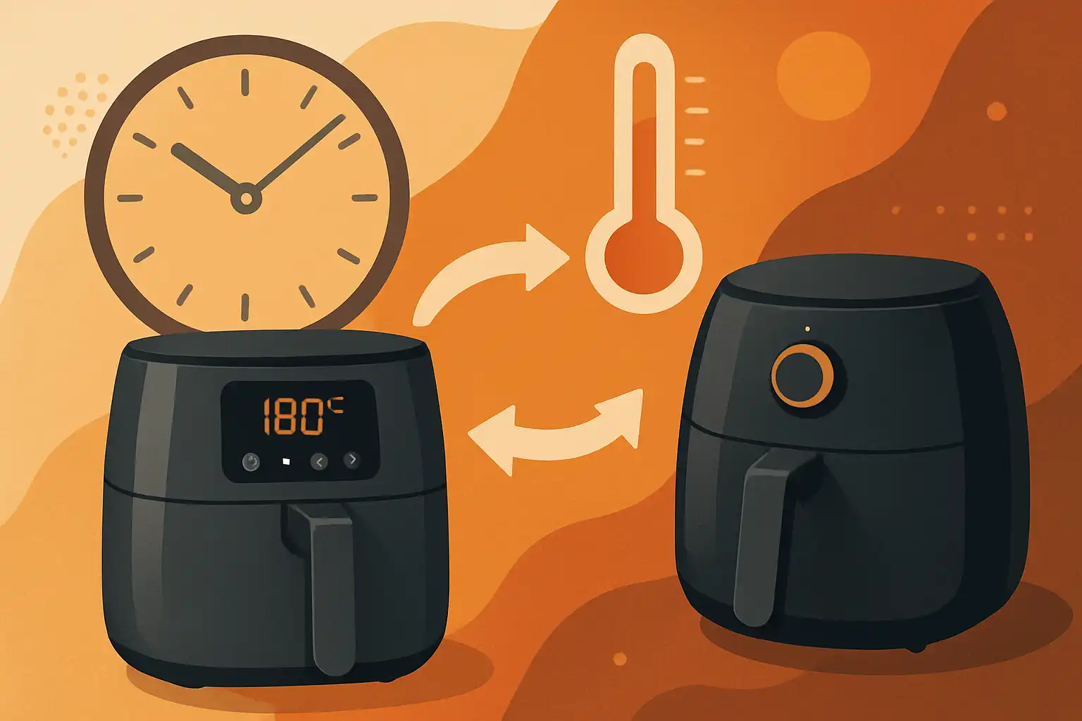 Zo pas je baktijden en temperaturen aan tussen verschillende airfryer-modellen