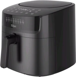 Airfryer XXL – 6,5 Liter – 1800 W – Touchscreen – 40–200°C – Automatische Programma’s – Uitneembare Mand – Zwart