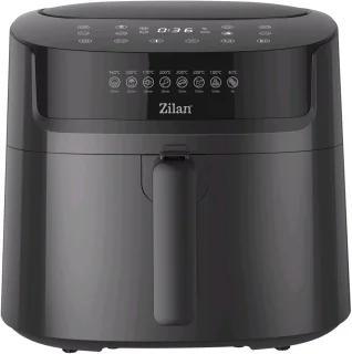 Airfryer XXL – 6,5 Liter – 1800 W – Touchscreen – 40–200°C – Automatische Programma’s – Uitneembare Mand – Zwart
