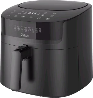 Airfryer XXL – 6,5 Liter – 1800 W – Touchscreen – 40–200°C – Automatische Programma’s – Uitneembare Mand – Zwart