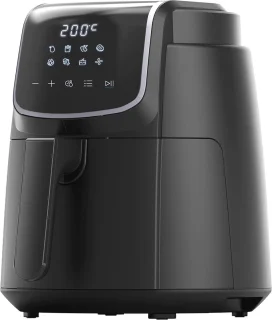 4L XL Heteluchtfriteuse met LED-Touchscreen en 8 Kookfuncties