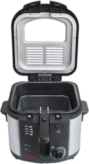 Elektrische Friteuse 1600W met Koolstoffilter en Uitneembare Mand - 3L Capaciteit